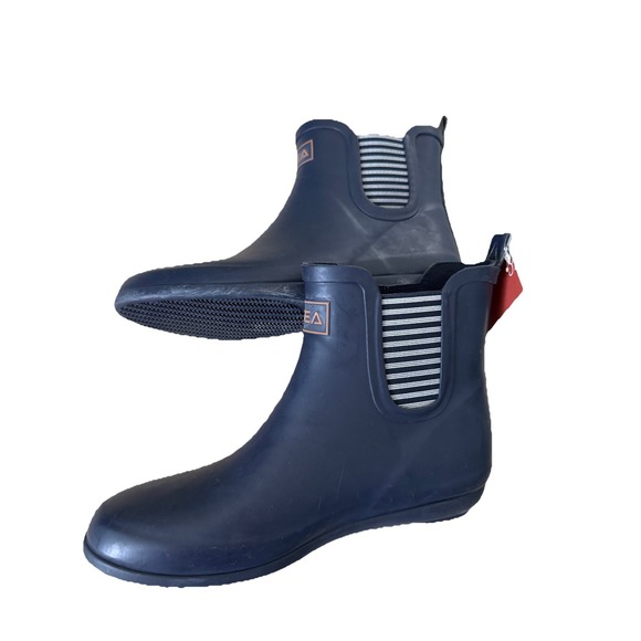 Women's Hisea Serene Waterproof Boots Size 9 Navy‎ Yardwork Rainboots Anti-slip - Picture 4 of 5